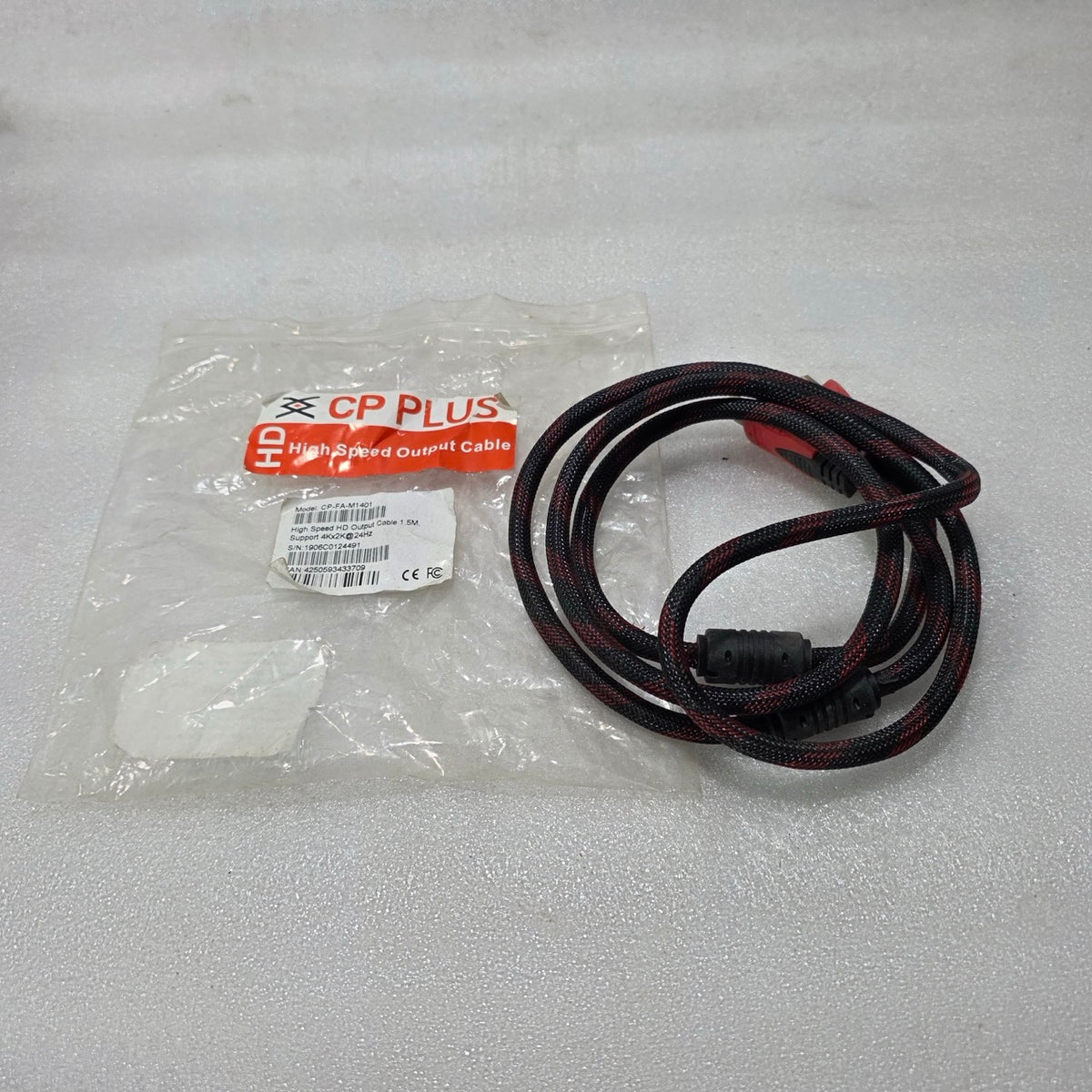 CP PLUS CP-FA-M1401 HIGH SPEED HDMI OUTPUT CABLE 1.5 METER | SUPPORTS 4K×2K @ 24