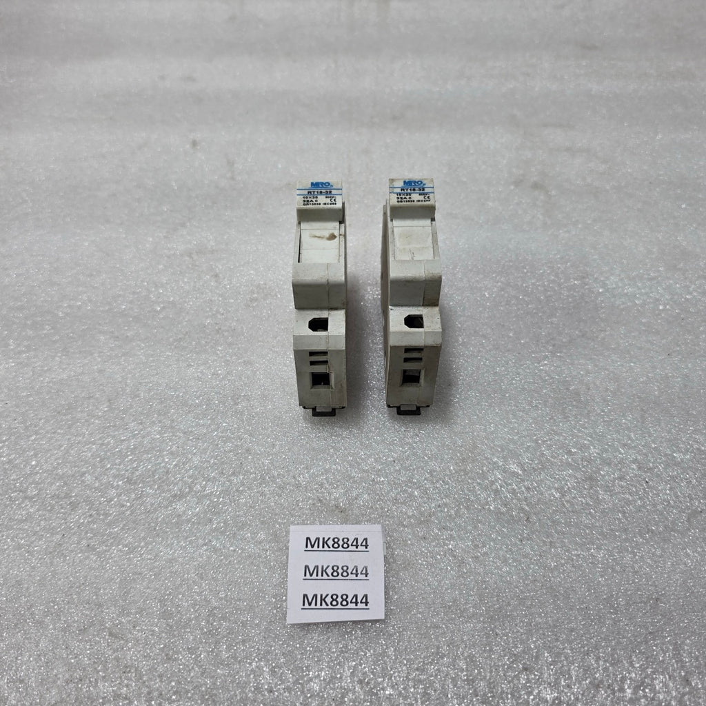 MRO RT18-32 10A 800V DIN RAIL FUSE HOLDER | 10×38 MM FUSE BASE