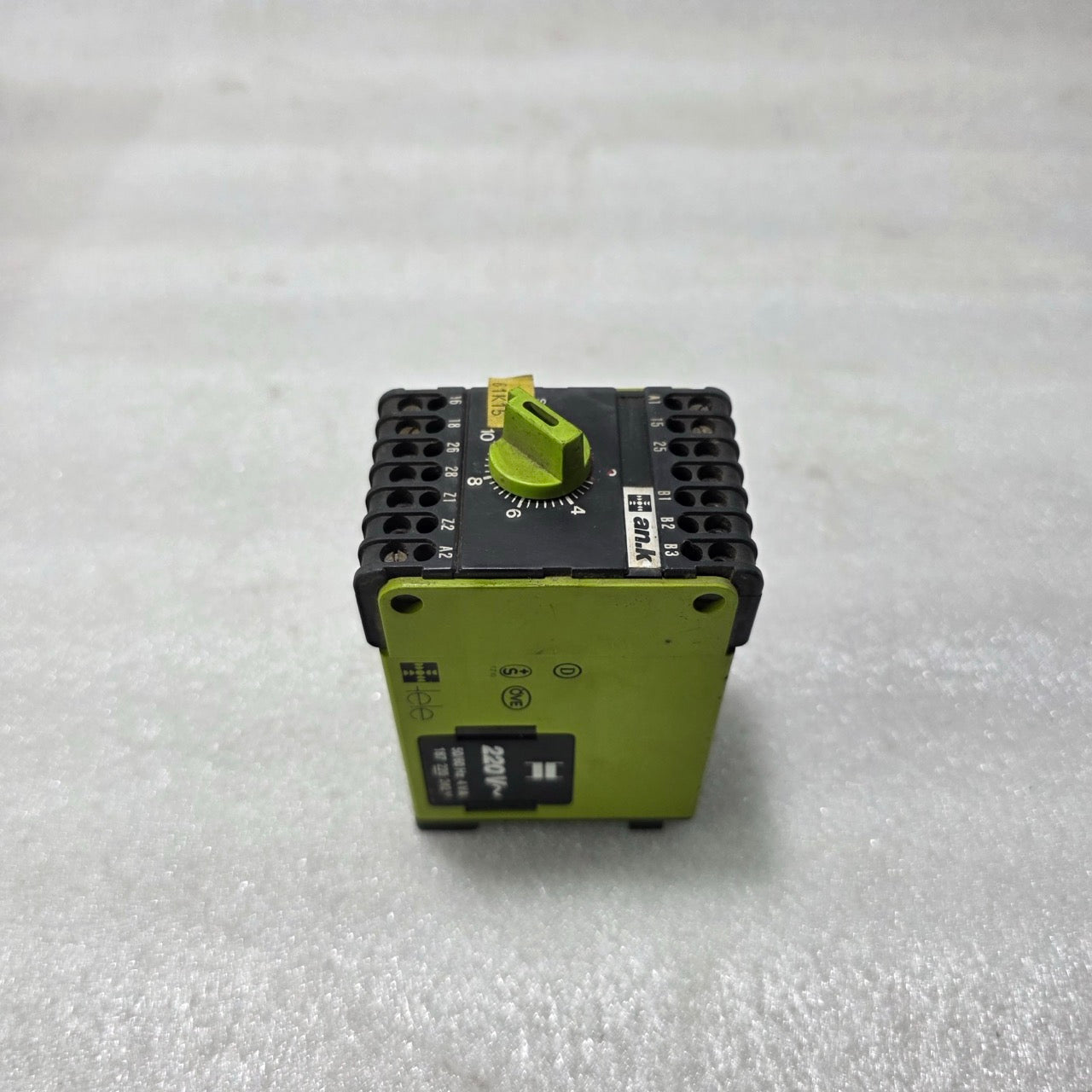 AN.K TIME DELAY RELAY 220V AC MULTI-RANGE TIMER RELAY WITH ROTARY SETTING