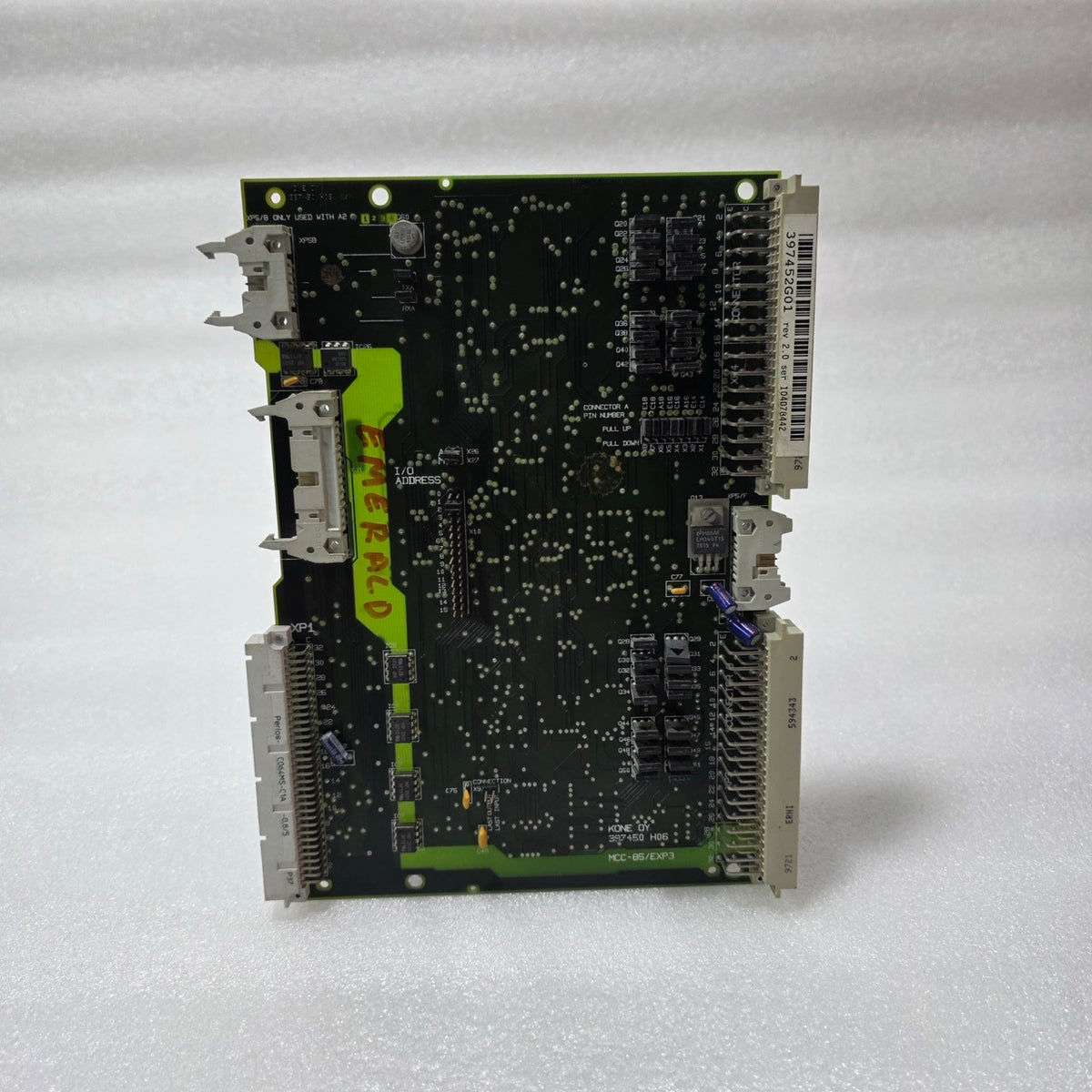 KONE ELEVATOR LIFT ELAVATOR 397452G01 REV 2.0 397450 H06 CONTROL BOARD MCC-85/EX