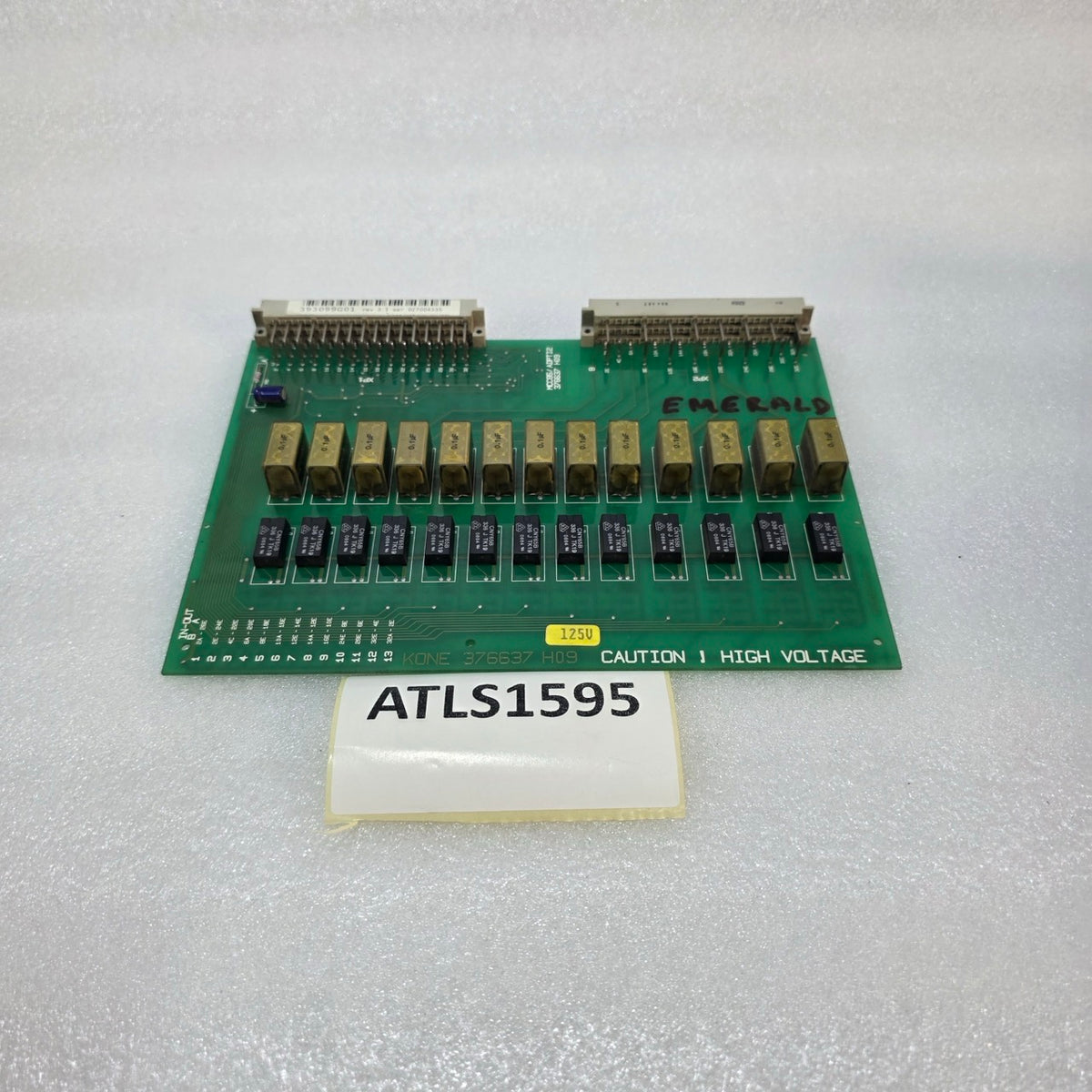 KONE 393099G01 REV 3.1 MCC85/ADPT12 LIFT ELEVATOR CONTROL BOARD | 376637 H09