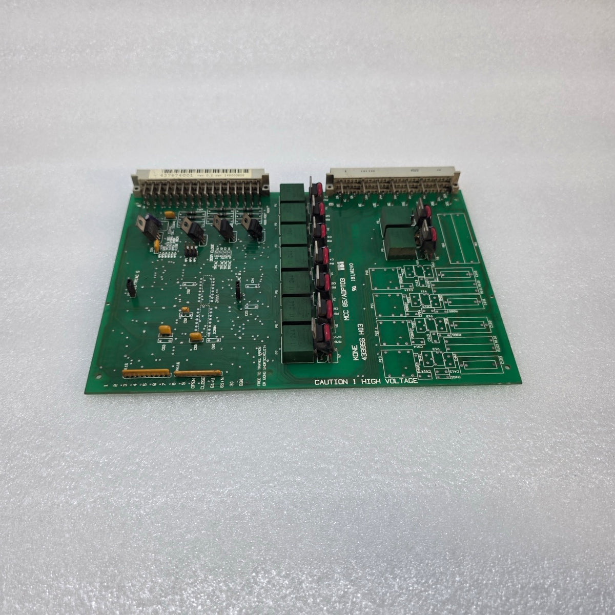 KONE MCC 85/ADPT03 INDUSTRIAL CONTROL PCB 433956 H03 / 437674G01 REV 0.2