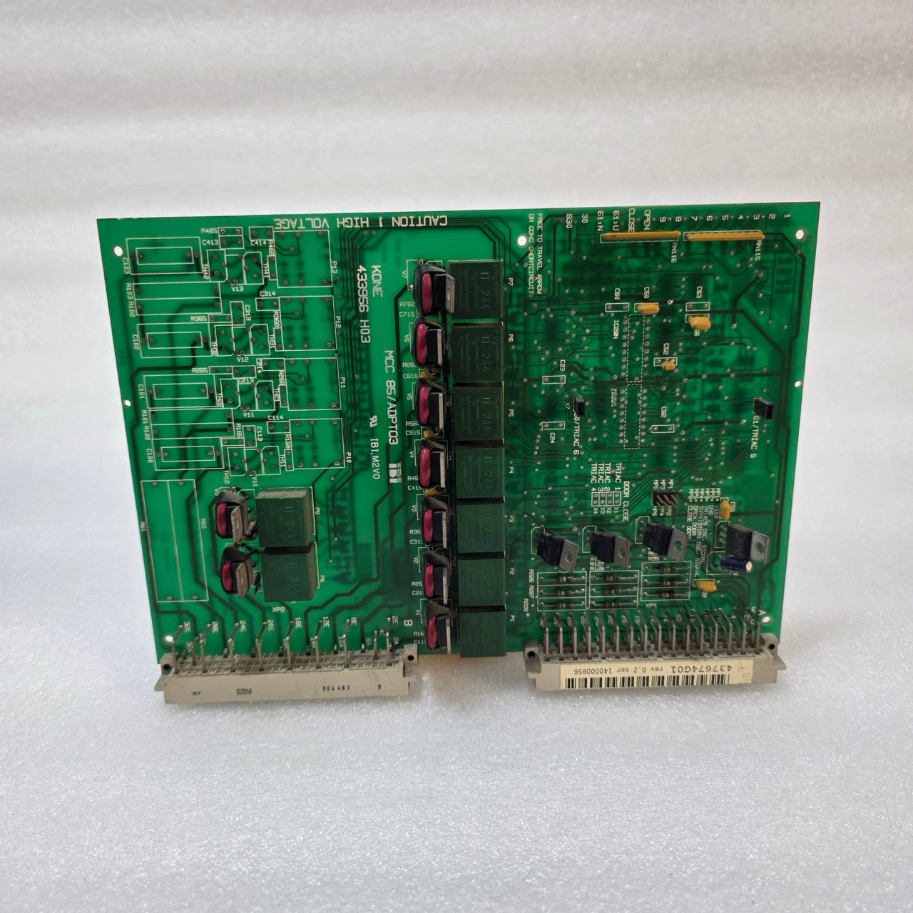 KONE MCC 85/ADPT03 INDUSTRIAL CONTROL PCB 433956 H03 / 437674G01 REV 0.2