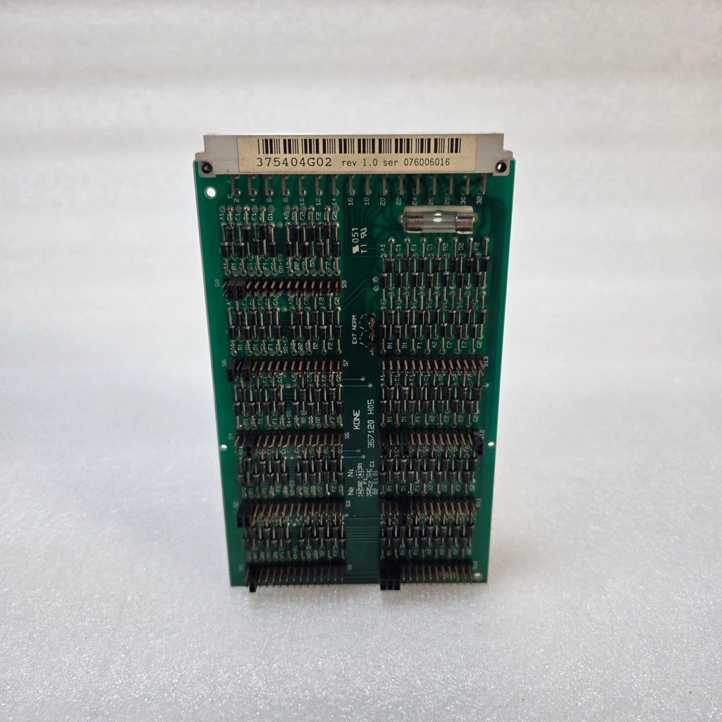 KONE 375404G02 REV 1.0 INDUSTRIAL ELEVATOR LOGIC / INTERFACE MODUL 357120 H05