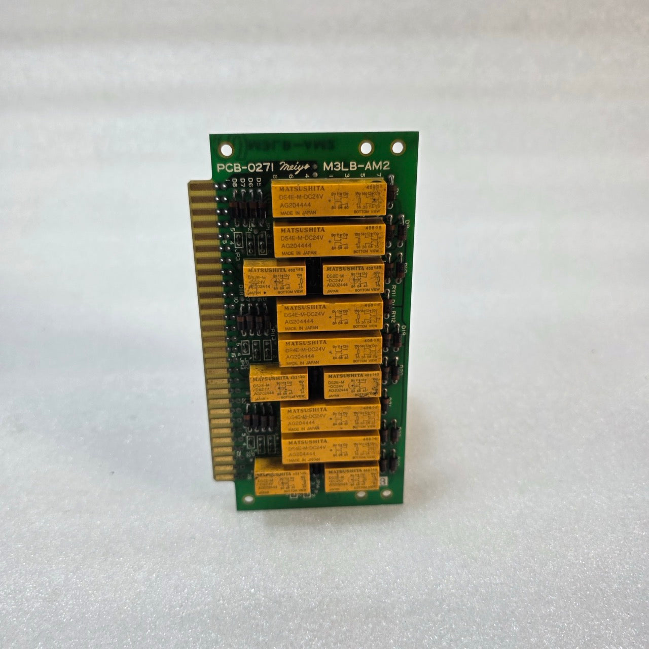 MEIYO M3LB-AM2 CONTROL BOARD WITH MATSUSHITA DS4E-M-DC24V RELAY PCB-0271
