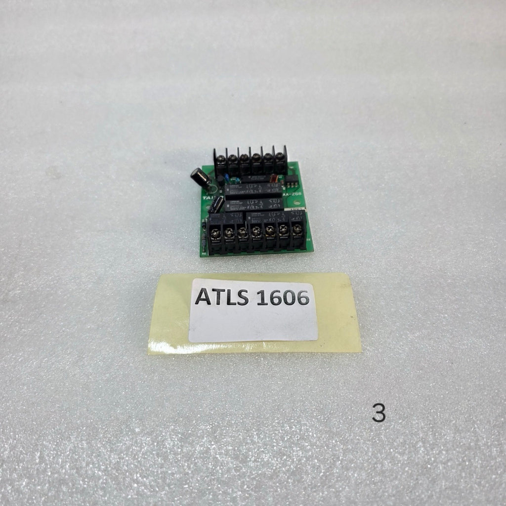 TAIYO AA-268 PCB ASSEMBLY WITH OMRON G6A-474P 24VDC SIGNAL RELAYS (MADE IN JAPAN