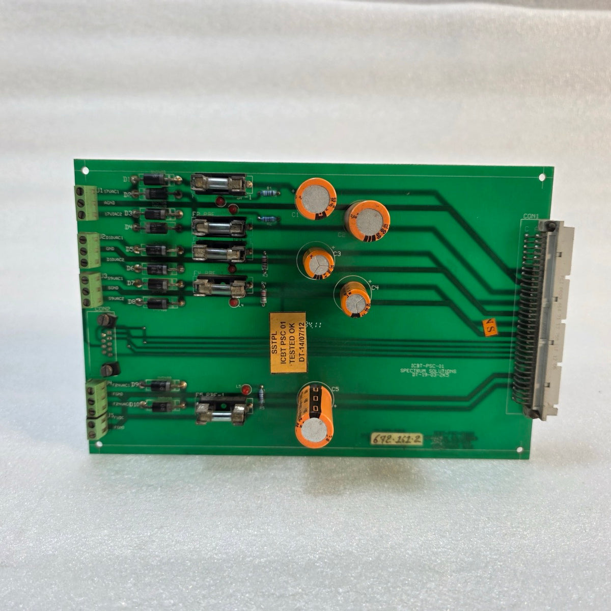 SPECTRUM SOLUTIONS ICBT-PSC-01 INDUSTRIAL PCB ASSEMBLY