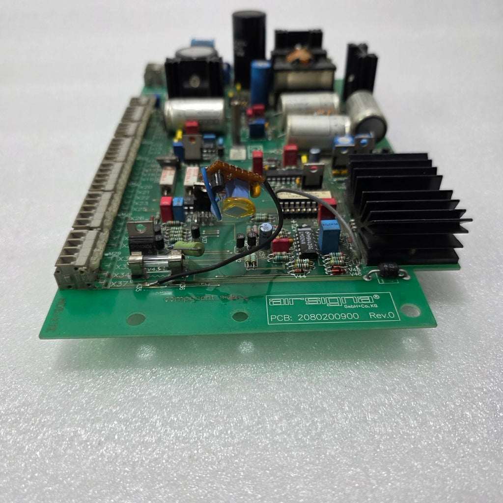 AIRSIGNA 2080200900 ELECTRONIC CONTROL PCB – REV. 0 INDUSTRIAL CIRCUIT BOARD