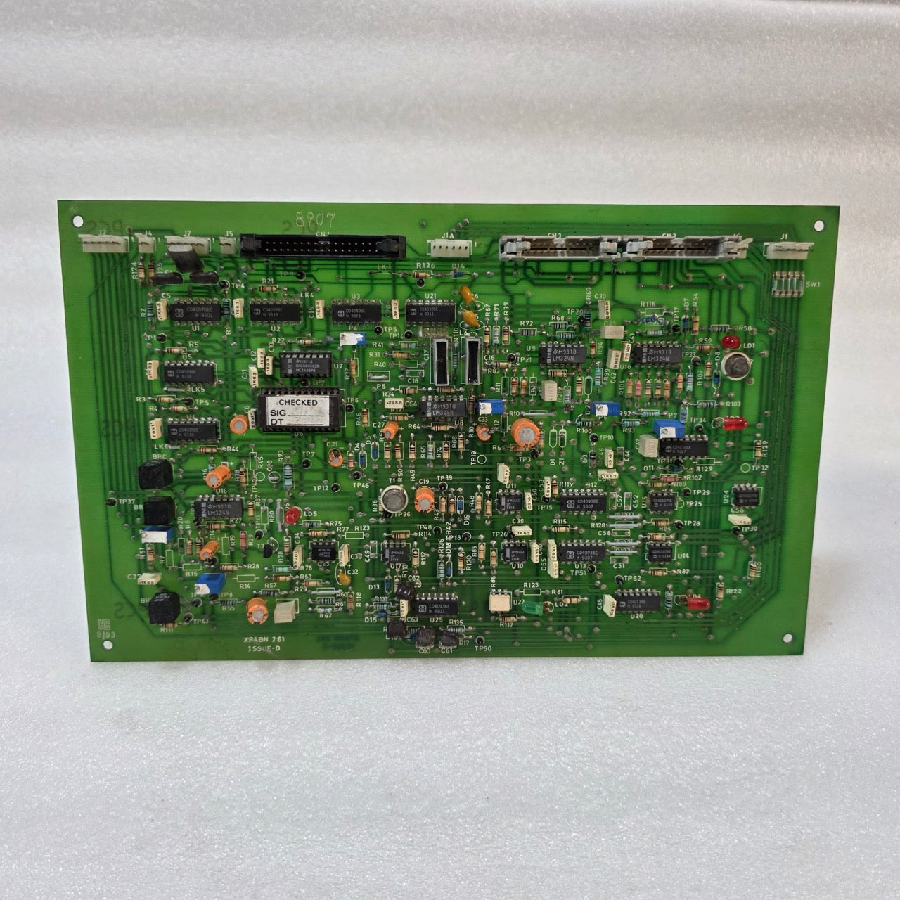 XPABN 261 ISSUE-D INDUSTRIAL CONTROL PCB HC 8/93 CIRCUIT BOARD