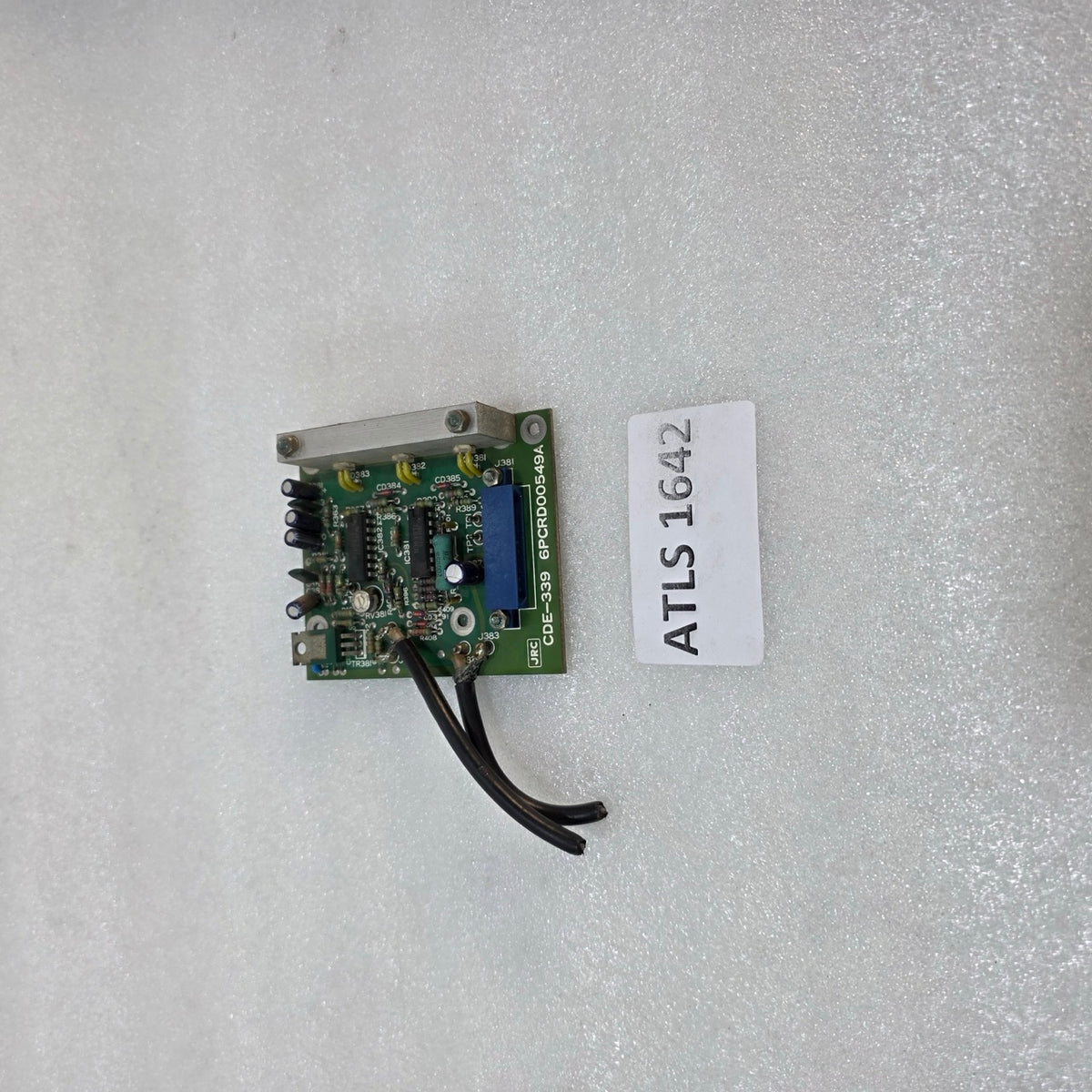 JRC CDE-339 CONTROL 6PCRD00549A INDUSTRIAL CIRCUIT BOARD