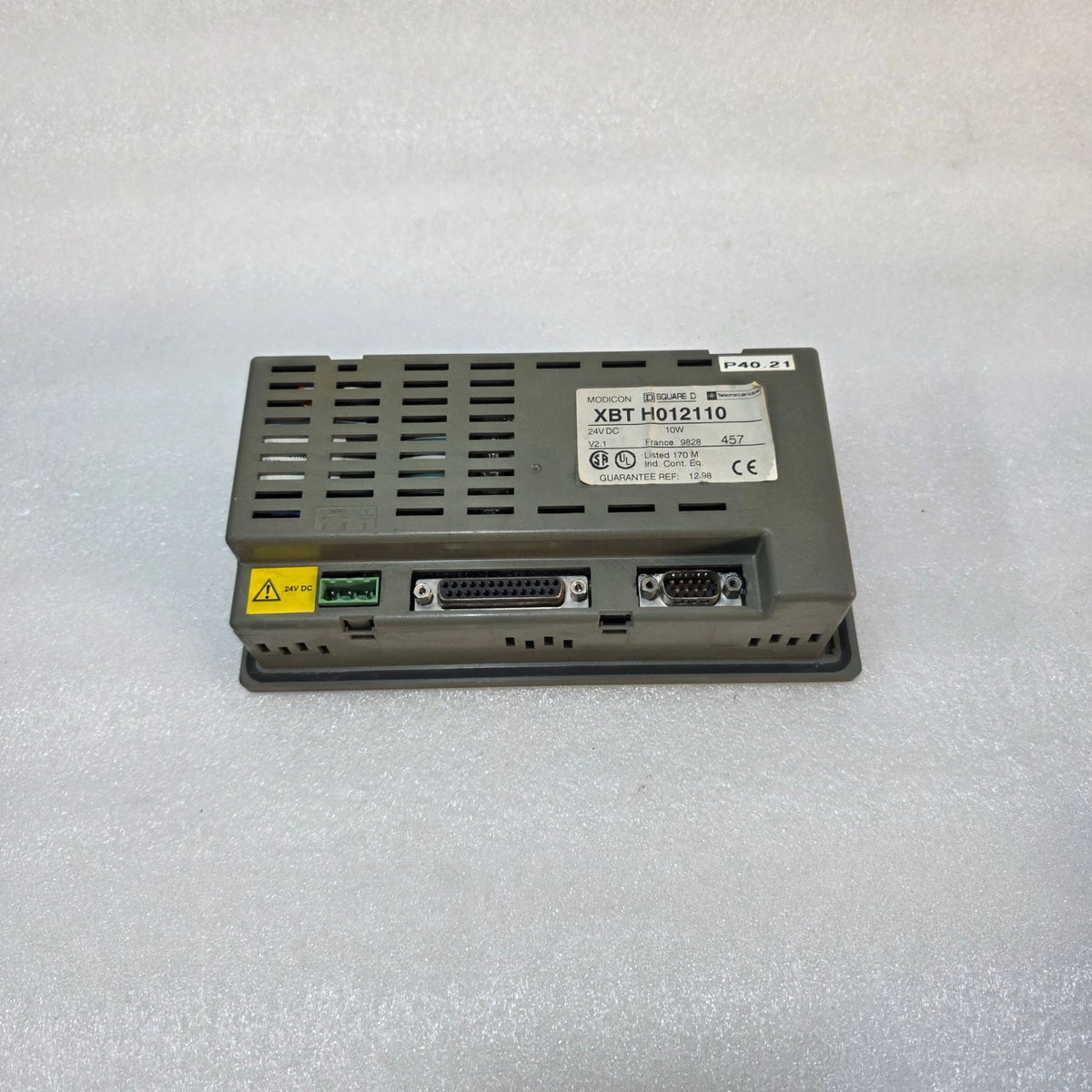 MODICON XBT H012110 OPERATOR INTERFACE HMI, 24V DC, 10W – SQUARE D / TELEMECANIQ