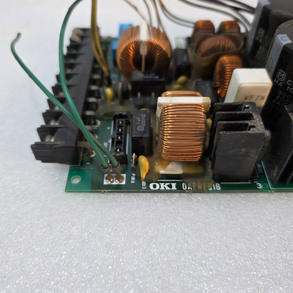 OKI AYU901-1216G1B INDUSTRIAL CONTROL PCB BOARD, +28V SUPPLY, OAREGTA SERIES