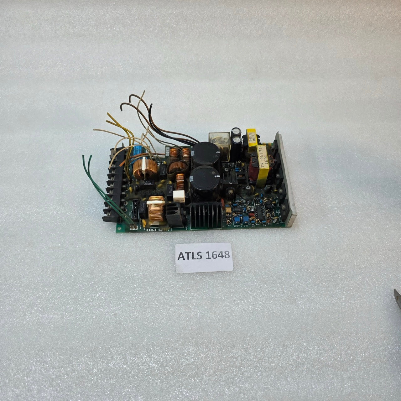 OKI AYU901-1216G1B INDUSTRIAL CONTROL PCB BOARD, +28V SUPPLY, OAREGTA SERIES