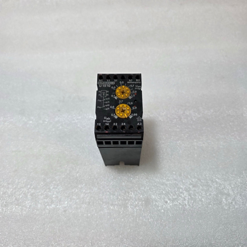 KUHNKE U1510.2 VOLTAGE MONITORING RELAY, 50–500V AC 24V DC BODY BROKEN WORKING