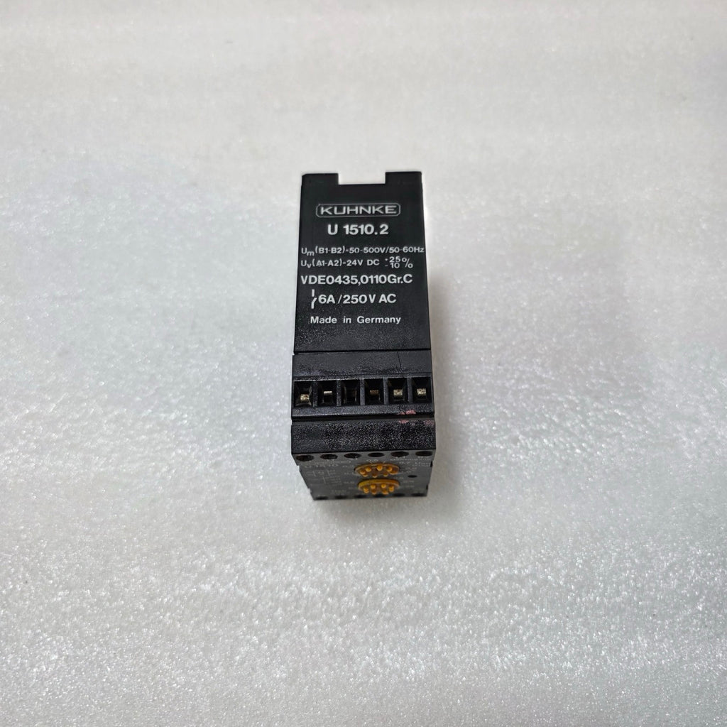 KUHNKE U1510.2 VOLTAGE MONITORING RELAY, 50–500V AC 24V DC BODY BROKEN WORKING