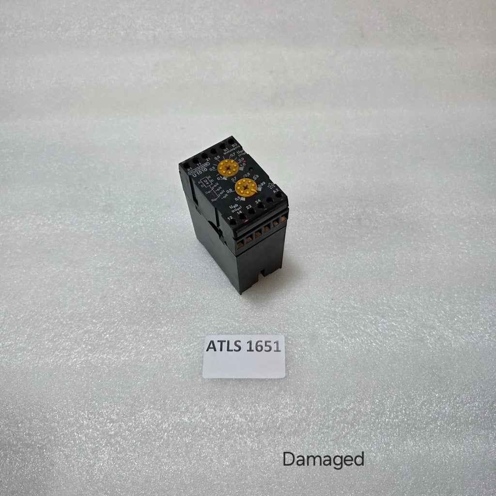 KUHNKE U1510.2 VOLTAGE MONITORING RELAY, 50–500V AC 24V DC BODY BROKEN WORKING