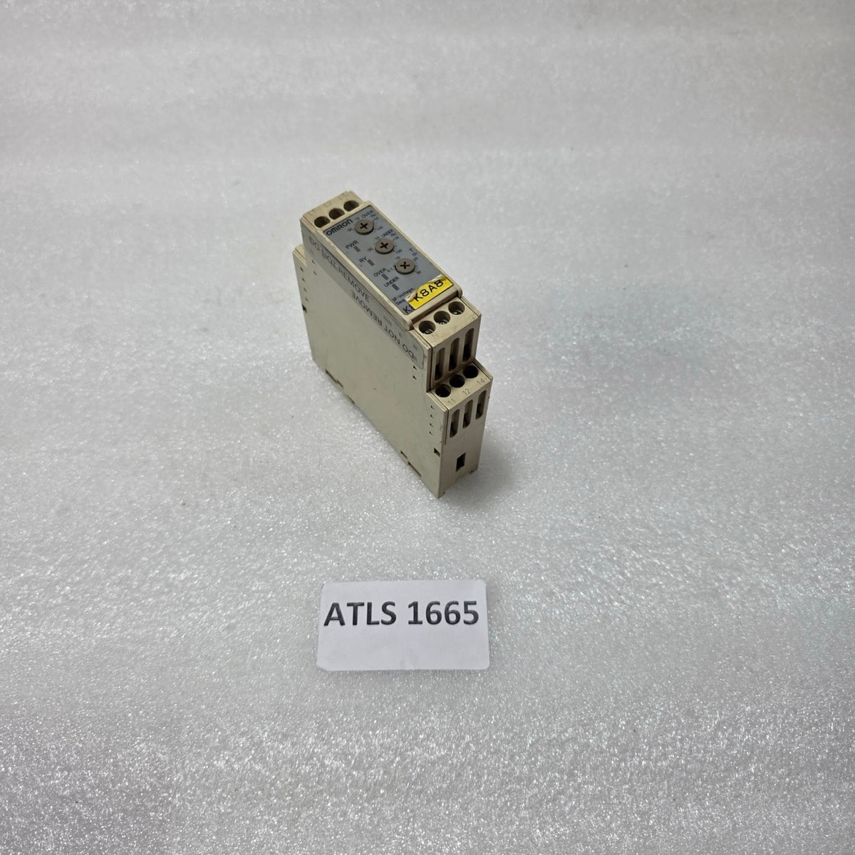 OMRON K8AB-PM2 3-PHASE VOLTAGE MONITORING RELAY, PHASE SEQUENCE & LOSS, 380–480V