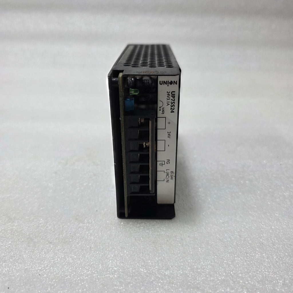 UNION UP75S24 DIN RAIL POWER SUPPLY, 24V DC 3.1A, 75W INDUSTRIAL SMPS