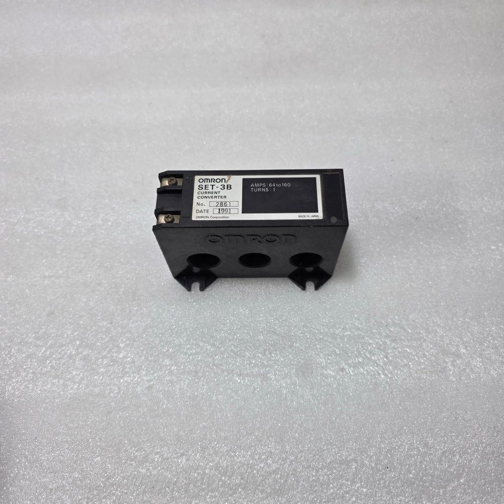 OMRON SET-3B CURRENT CONVERTER, 64–160A, MOTOR PROTECTION ACCESSORY, JAPAN MADE