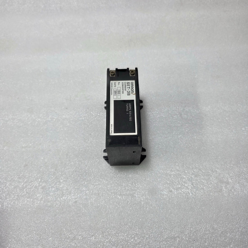 OMRON SET-3B CURRENT CONVERTER, 64–160A, MOTOR PROTECTION ACCESSORY, JAPAN MADE