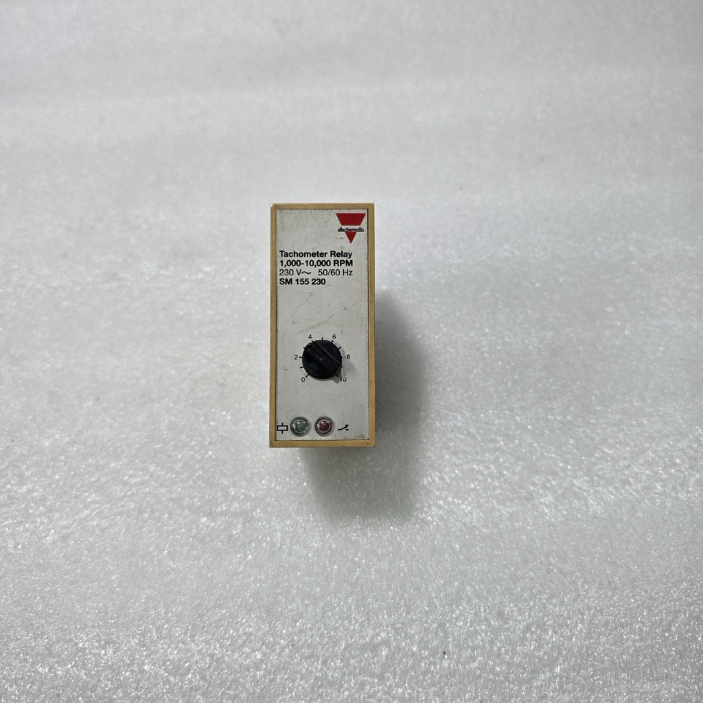 ELECTROMATIC SM 155 230 TACHOMETER RELAY, 1,000–10,000 RPM, 230V AC, 50/60HZ