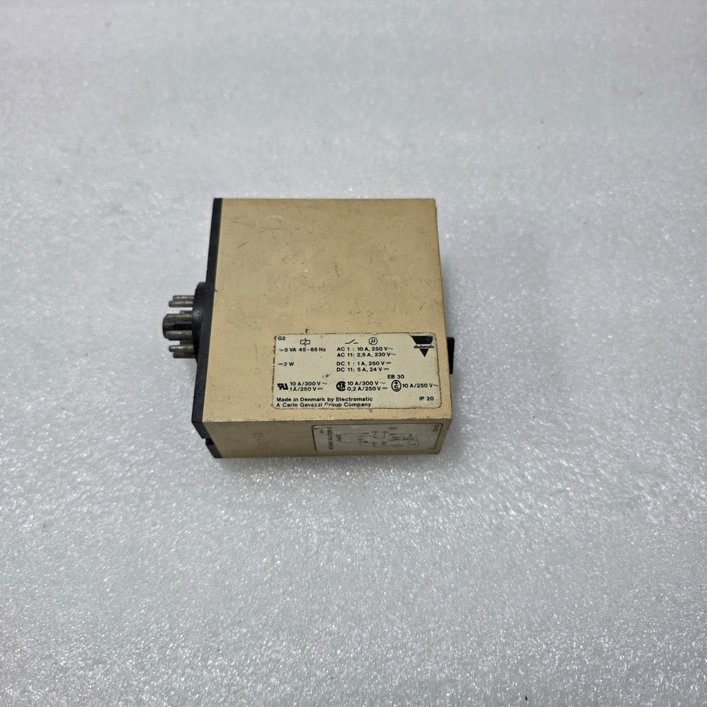 ELECTROMATIC SM 155 230 TACHOMETER RELAY, 1,000–10,000 RPM, 230V AC, 50/60HZ