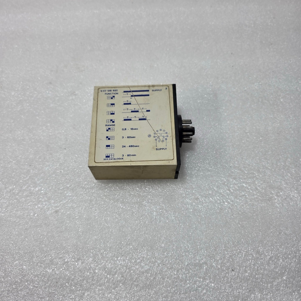 ELECTROMATIC S-SYSTEM COMBI TIMER S 117166 920, AUTOMATIC START, 20–265V AC/DC