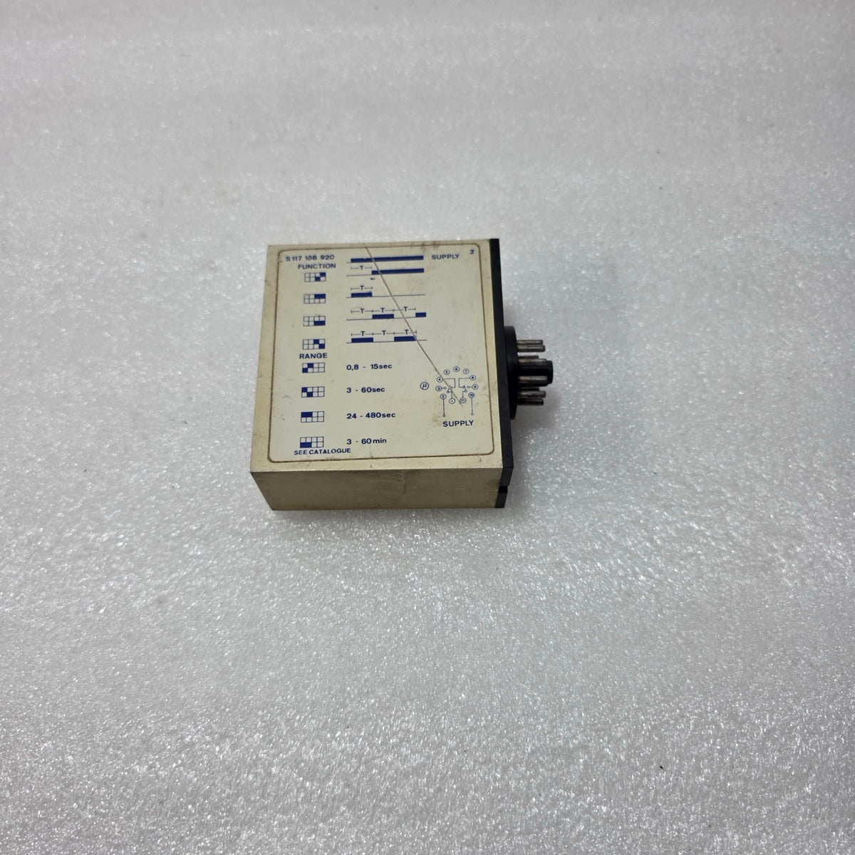 ELECTROMATIC S-SYSTEM COMBI TIMER S 117166 920, AUTOMATIC START, 20–265V AC/DC