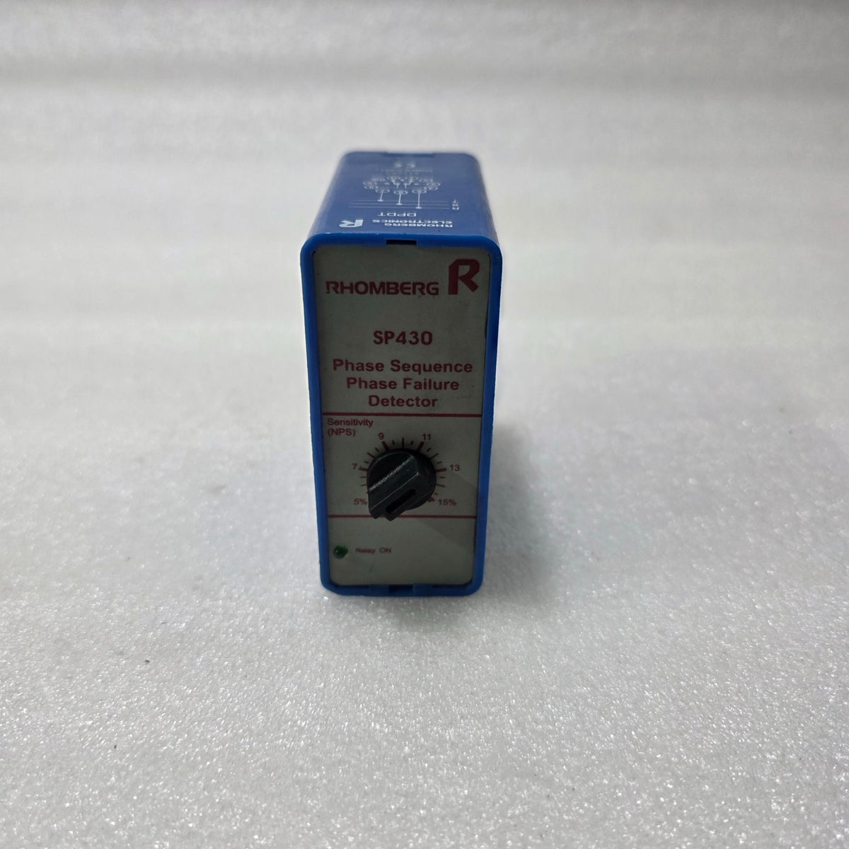 RHOMBERG SP430 PHASE SEQUENCE & PHASE FAILURE DETECTOR RELAY WITH SENSITIVITY AD
