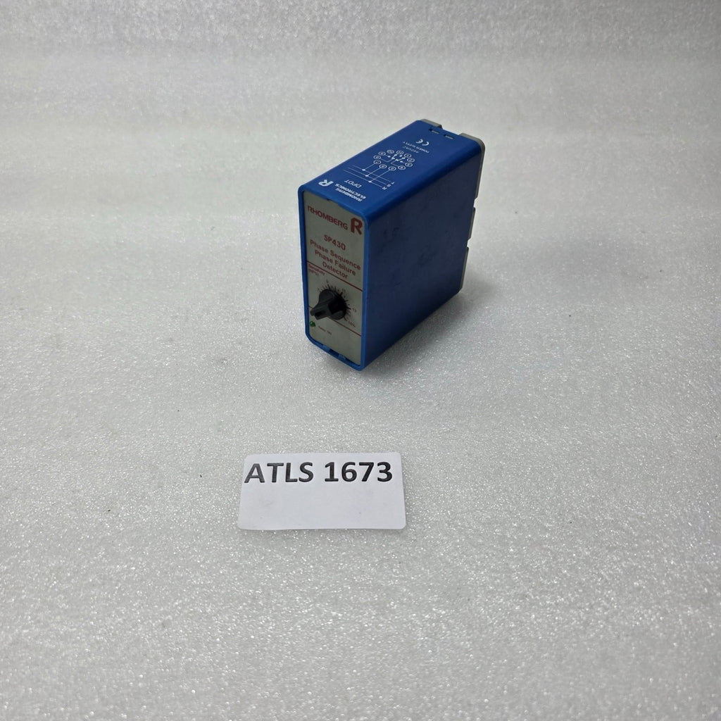 RHOMBERG SP430 PHASE SEQUENCE & PHASE FAILURE DETECTOR RELAY WITH SENSITIVITY AD