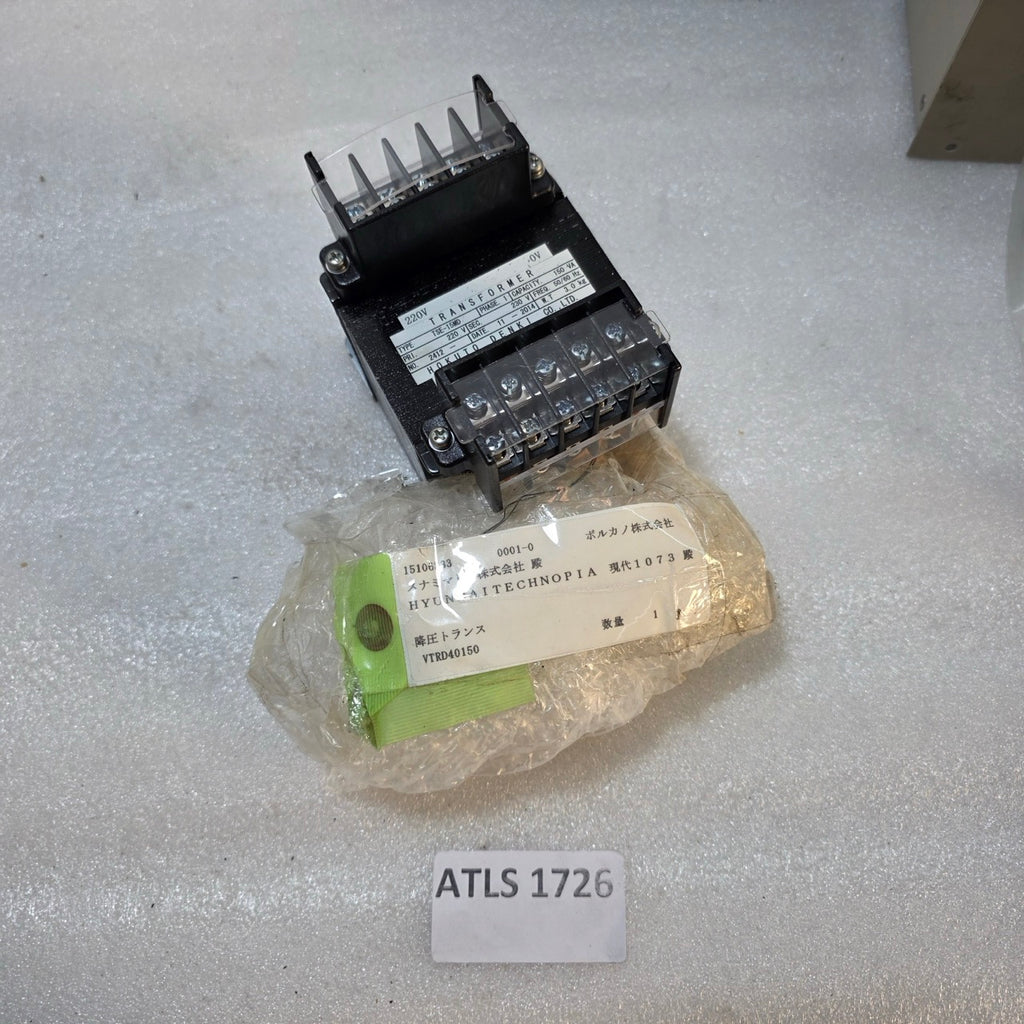 HOKUTO DENKI TSE-15MD SINGLE PHASE CONTROL TRANSFORMER 150VA 220V TO 230V 50/60H