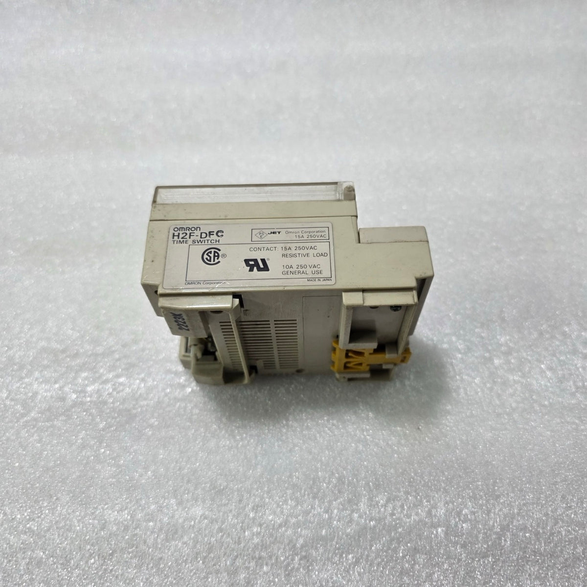 OMRON H2F‑DFC GENERAL USE TIME SWITCH – 24-HOUR MOTOR TIMER SWITCH, 15 A 250 VAC