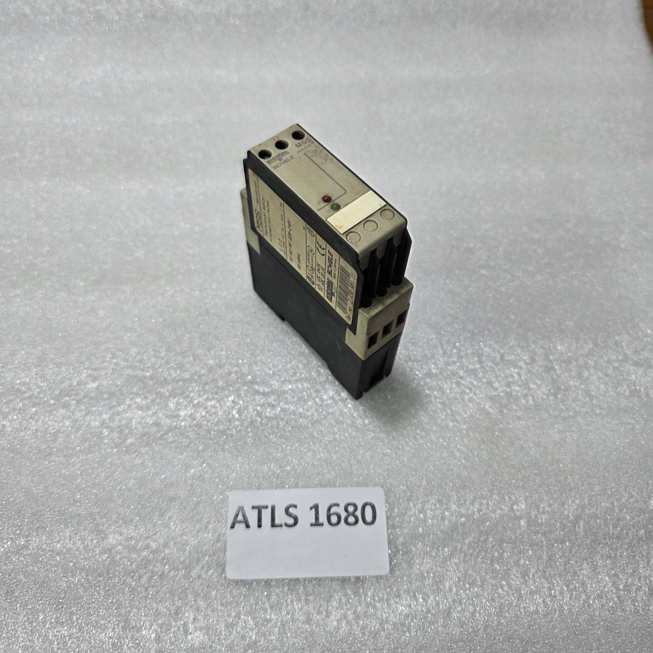 ENTRELEC SCHIELE MSS MECOTRON THERMISTOR MOTOR PROTECTION RELAY 2.430.801.11 220
