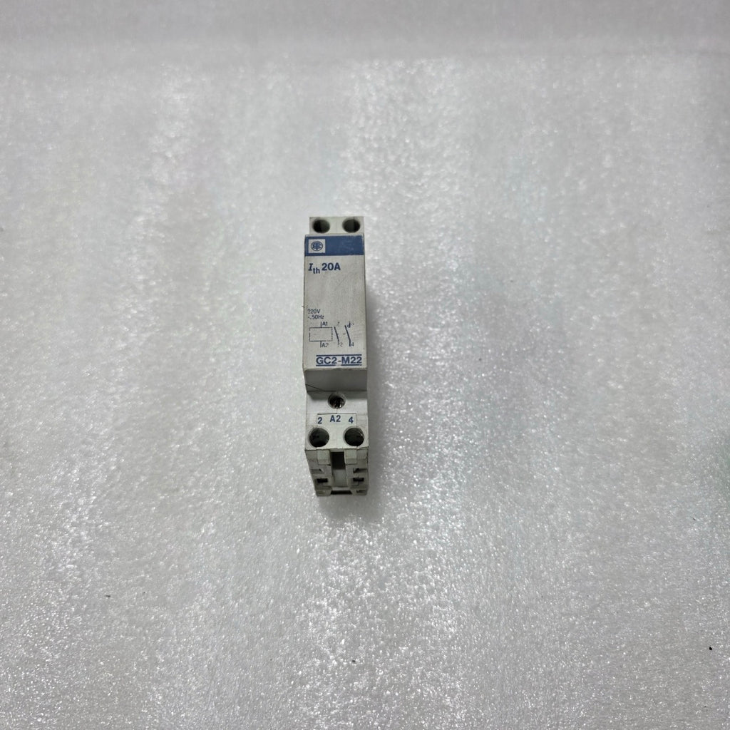 TELEMECANIQUE GC2-M22 MODULAR CONTACTOR RELAY 20A 230V AC COIL DIN RAIL MOUNT