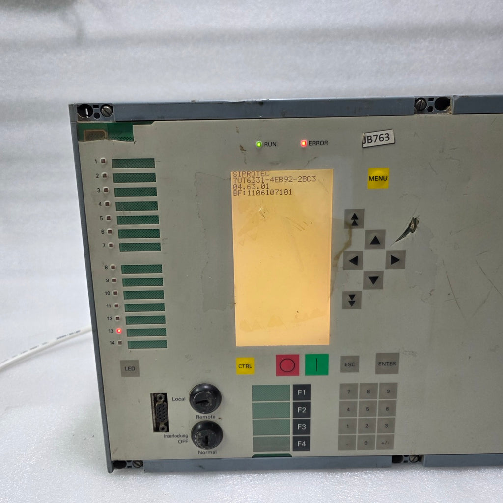 SIEMENS SIPROTEC 7UT6331-4EB92-2BC3 TRANSFORMER DIFFERENTIAL PROTECTION RELAY