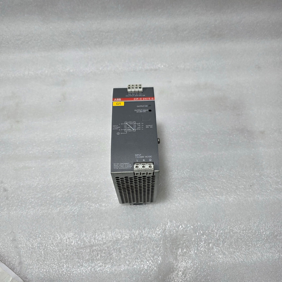 ABB CP-C 24/5.0 INDUSTRIAL POWER SUPPLY – 24V DC 5A 1SVR427024R0000 DIN RAIL SMP