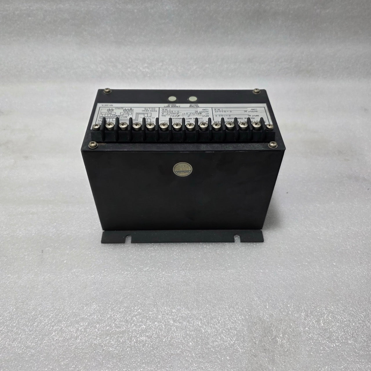TOYO KEIKI MT-3-2 MULTIPLE TRANSDUCER | 3 PHASE WATT & VOLTAGE TRANSDUCER | PT 4