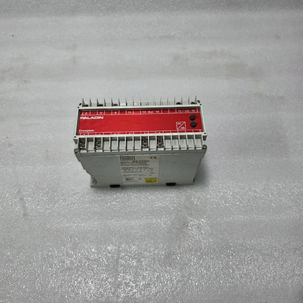 CROMPTON INSTRUMENTS 256-TXMG POWER TRANSDUCER – 4160/110V VT, 1200/5A CT, 0–400