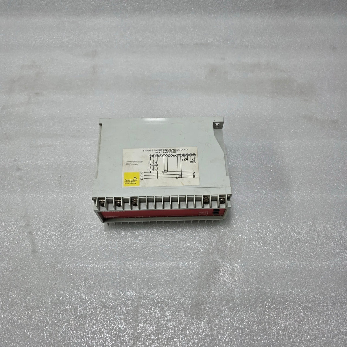 CROMPTON INSTRUMENTS 256-TXMG POWER TRANSDUCER – 4160/110V VT, 1200/5A CT, 0–400
