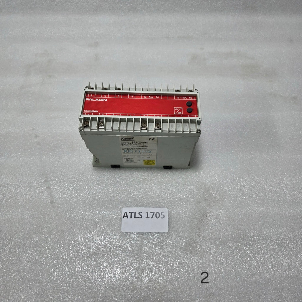 CROMPTON INSTRUMENTS 256-TXMG POWER TRANSDUCER – 4160/110V VT, 1200/5A CT, 0–400