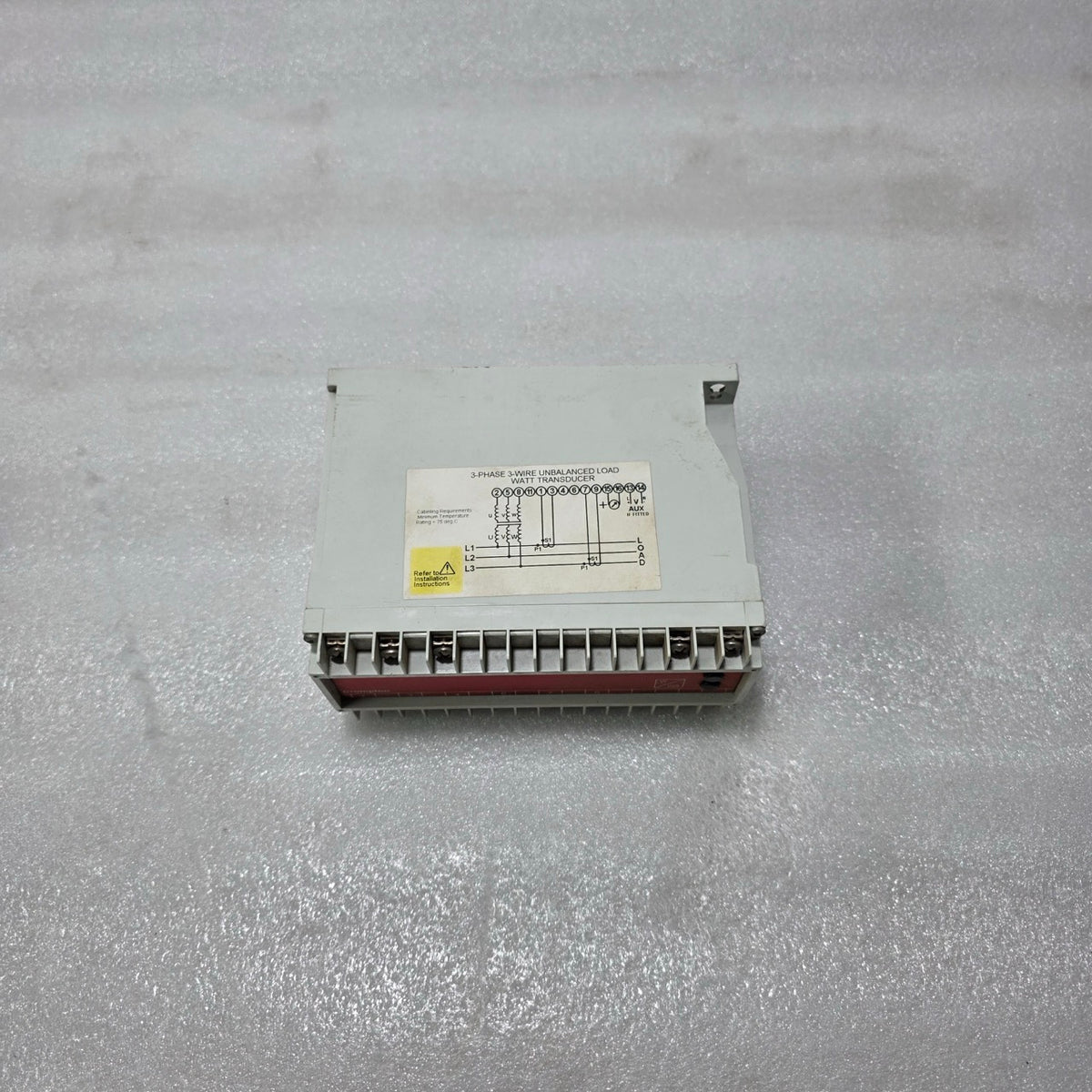 CROMPTON INSTRUMENTS 256-TWMG POWER TRANSDUCER – 4160/110V VT, 1200/5A CT, 0–500