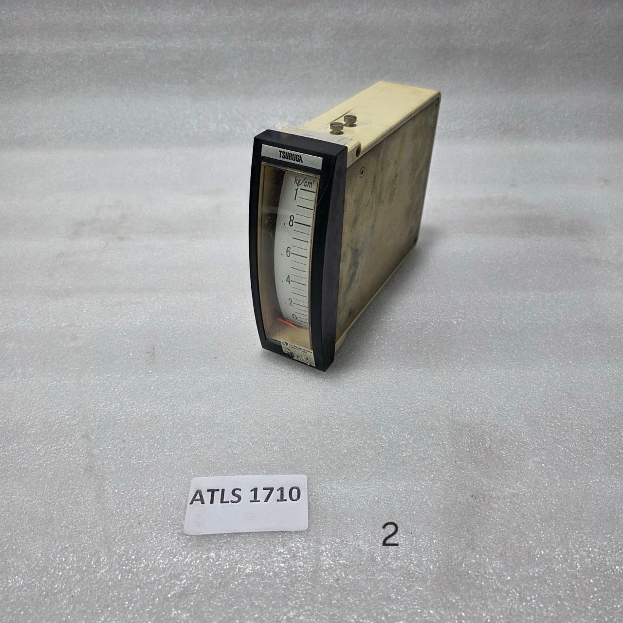 TSURUGA TME-152 ANALOG PANEL METER – DC 4-20MA SCALE 0 – 10 KG/CM² INDUSTRIAL PR