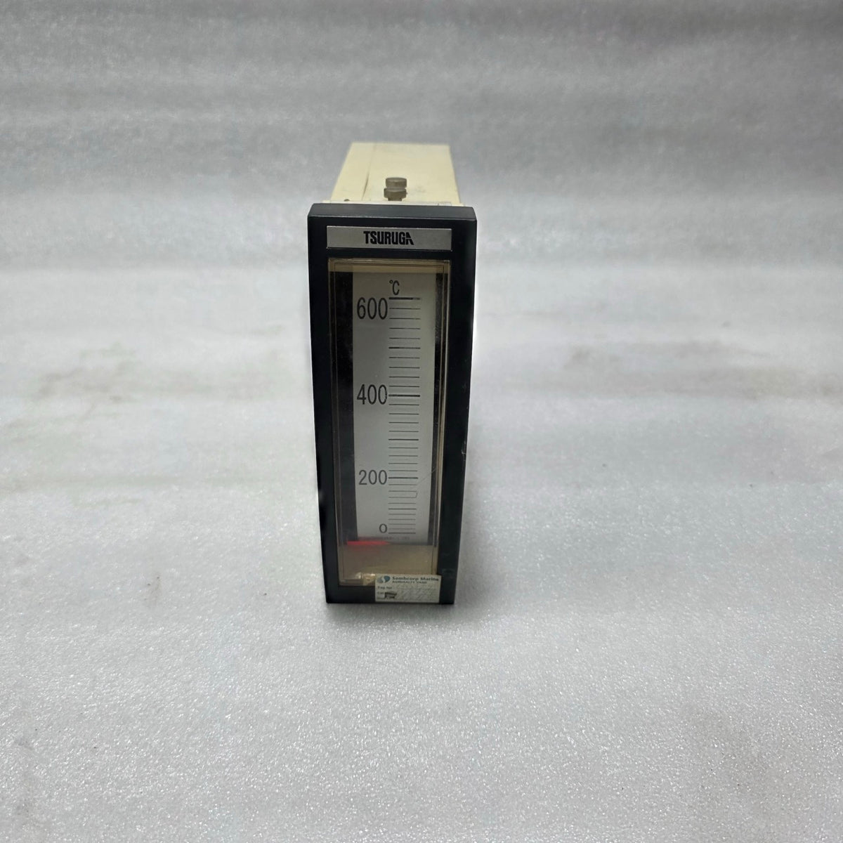 TSURUGA TME-152 ANALOG PANEL TEMPERATURE METER – 0-600°C, DC 4-20MA INPUT INDICA