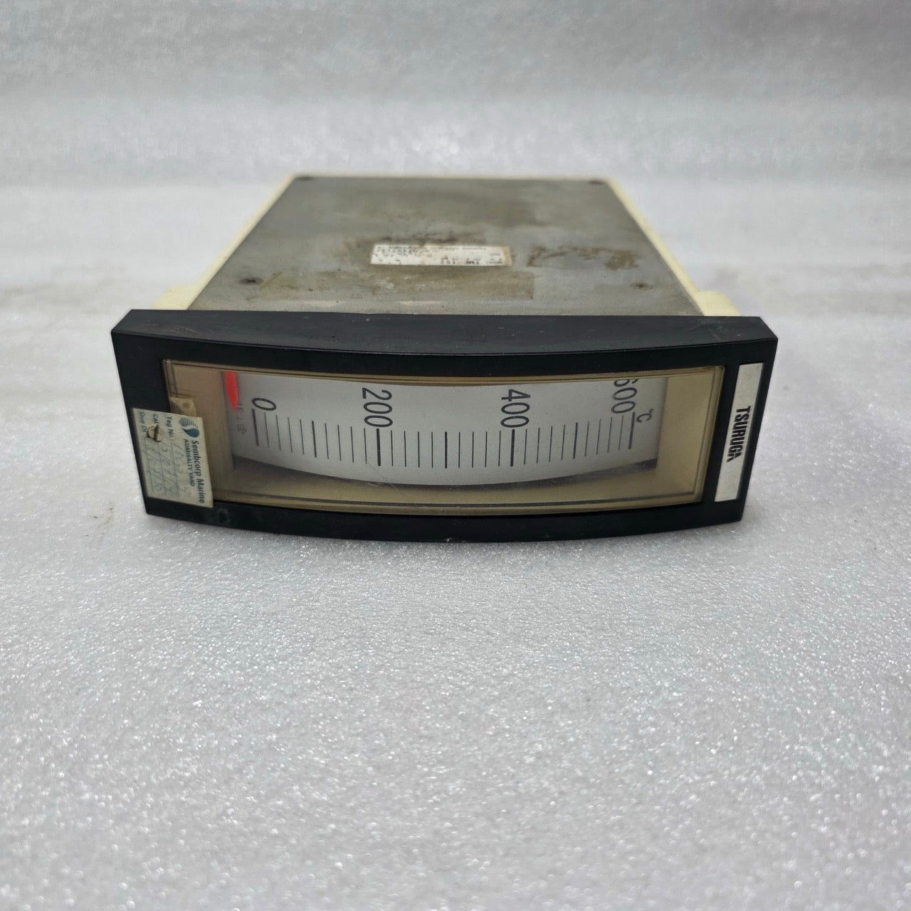 TSURUGA TME-152 ANALOG PANEL TEMPERATURE METER – 0-600°C, DC 4-20MA INPUT INDICA