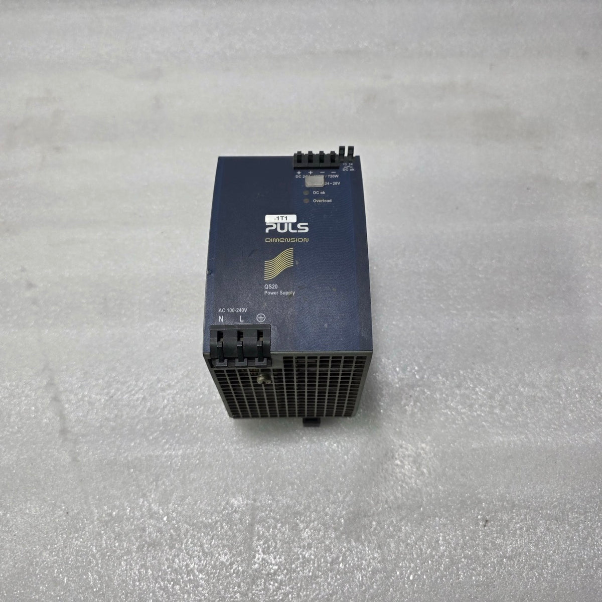 PULS QS20.241 – 24V DC 20A INDUSTRIAL POWER SUPPLY, 480W SINGLE PHASE DIN RAIL P
