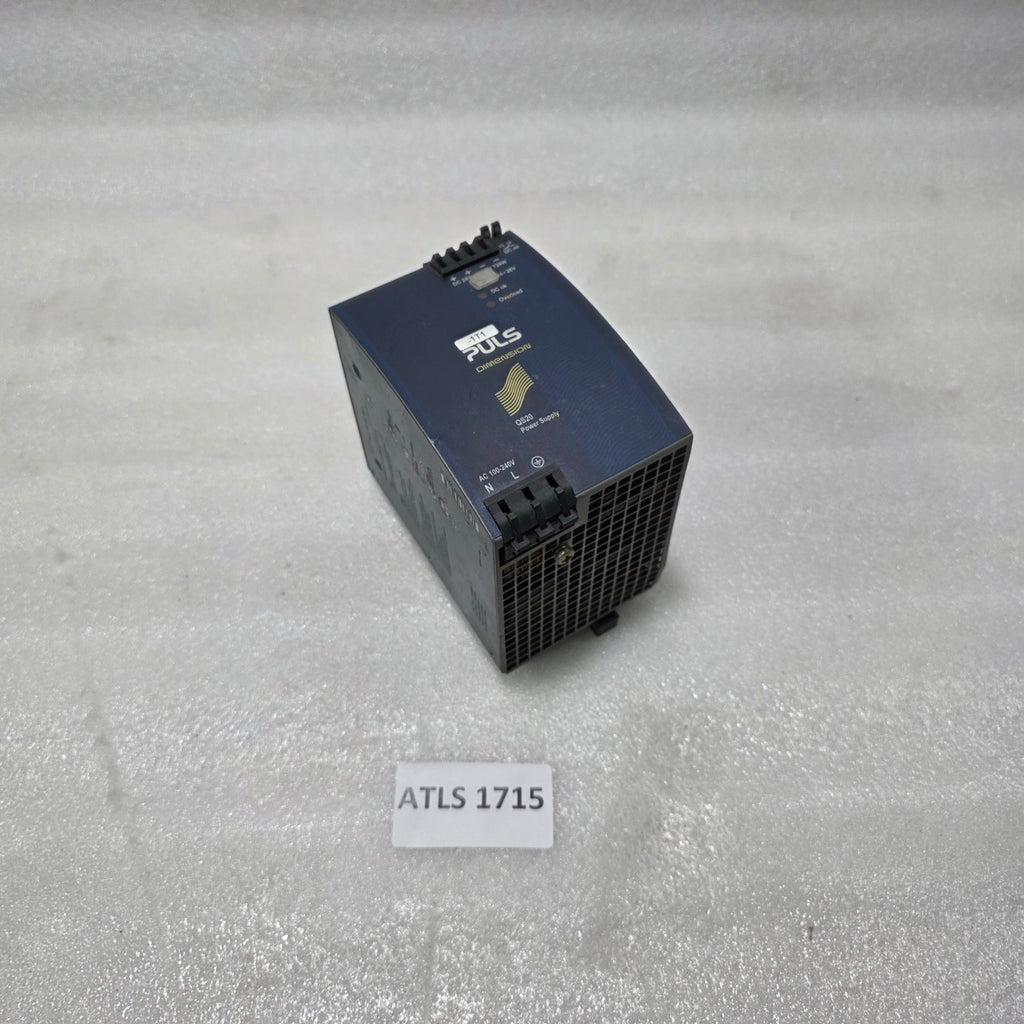PULS QS20.241 – 24V DC 20A INDUSTRIAL POWER SUPPLY, 480W SINGLE PHASE DIN RAIL P