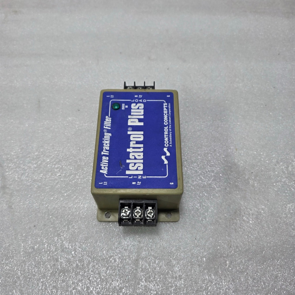 CONTROL CONCEPTS ISLATROL PLUS IC+105 ACTIVE TRACKING FILTER – 120VAC 5A POWER L