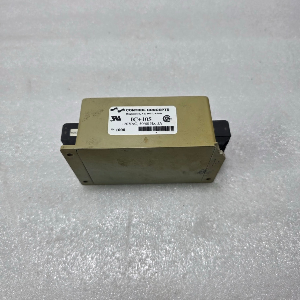 CONTROL CONCEPTS ISLATROL PLUS IC+105 ACTIVE TRACKING FILTER – 120VAC 5A POWER L
