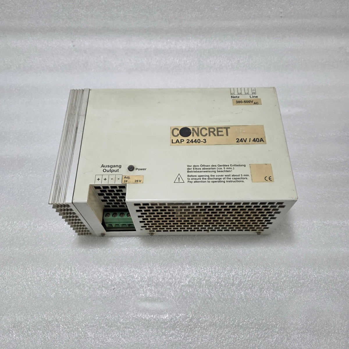 CONCRET LAP 2440-3 24V 40A INDUSTRIAL POWER SUPPLY MODULE