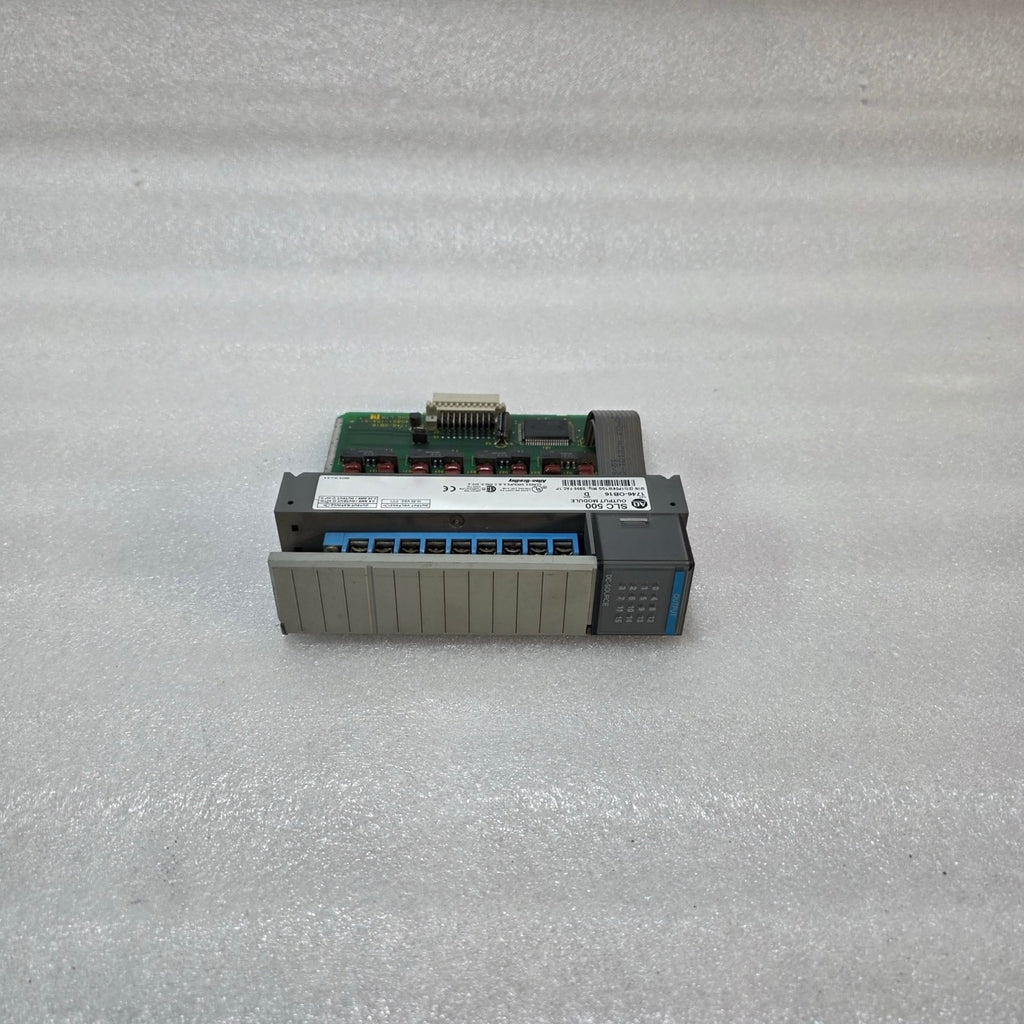 ALLEN 1746-OB16 SLC 500 DIGITAL DC OUTPUT MODULE – 16 POINT, 24V DC SINK